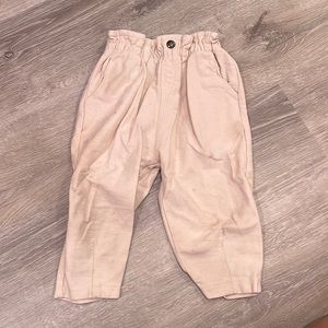 Zara baby off white pants